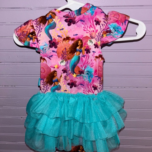 Posh Peanut The Little Mermaid Tull Bodysuit Dress - Picture 3 of 4